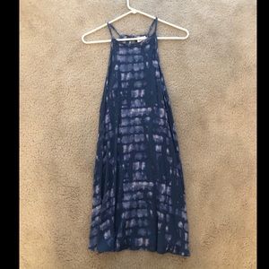 Blue Tie dyed dress